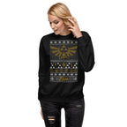 Modelo — Suéter Triforce of Cheer Zelda Christmas