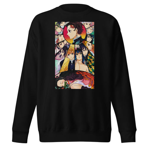 Sueter Demon Slayer Characters Circle - Frente