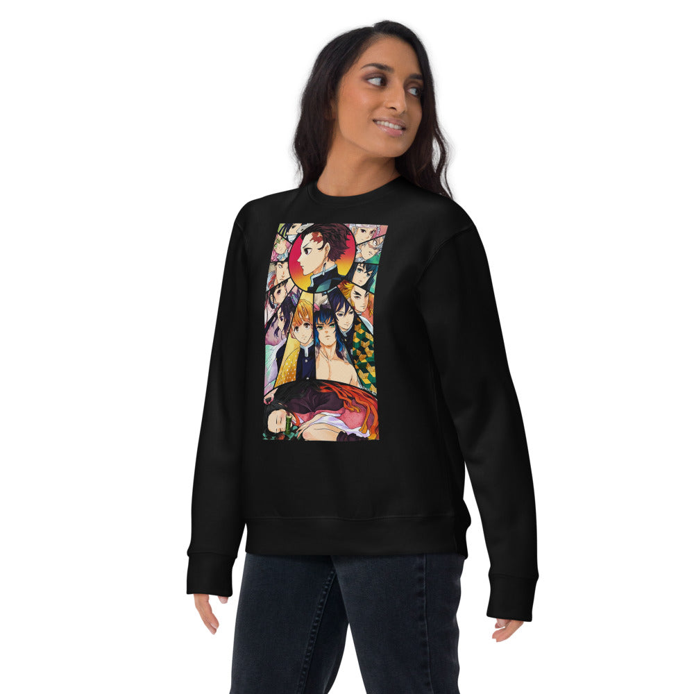 Sueter Demon Slayer Characters Circle - Lifestyle mujer