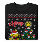 Sueter Pikachu Merry Christmas - Doblado