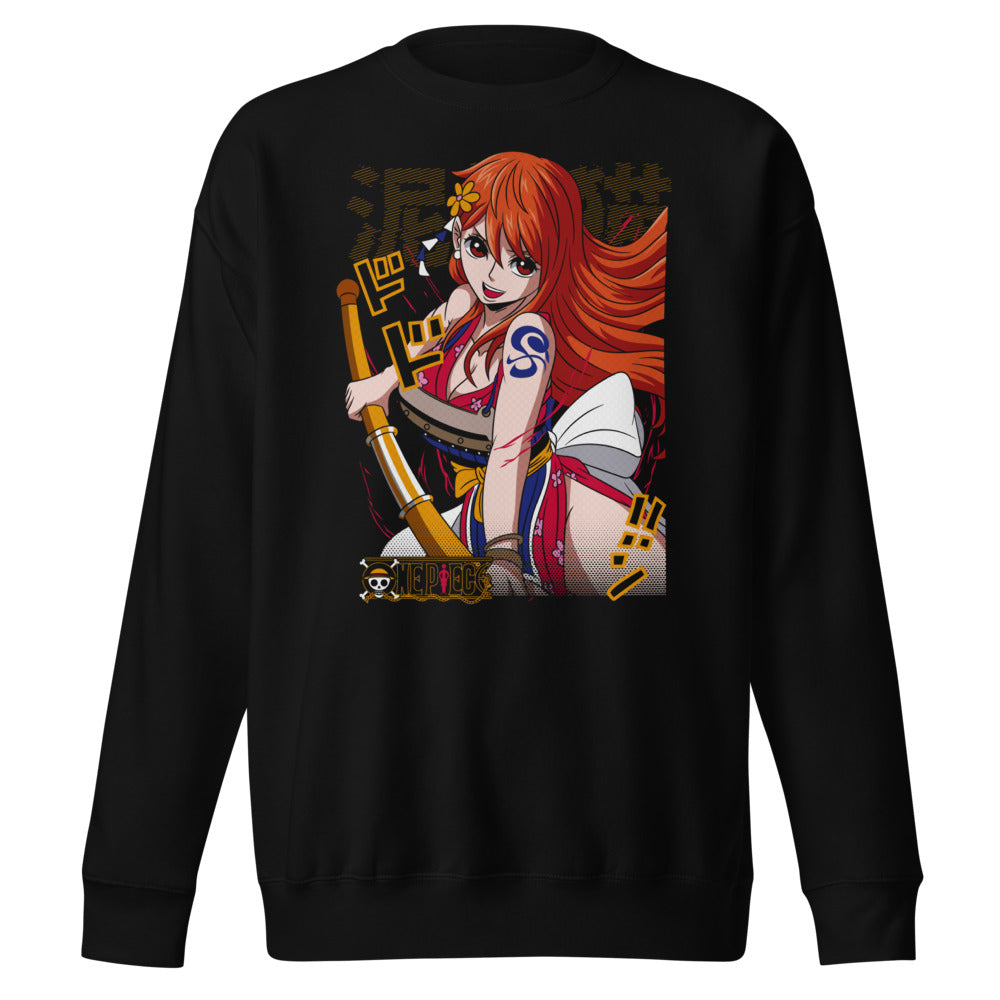 Sueter One Piece Nami Orange - Frente