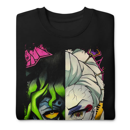 Sueter Demon Slayer Gyutaro And Daki - Doblado