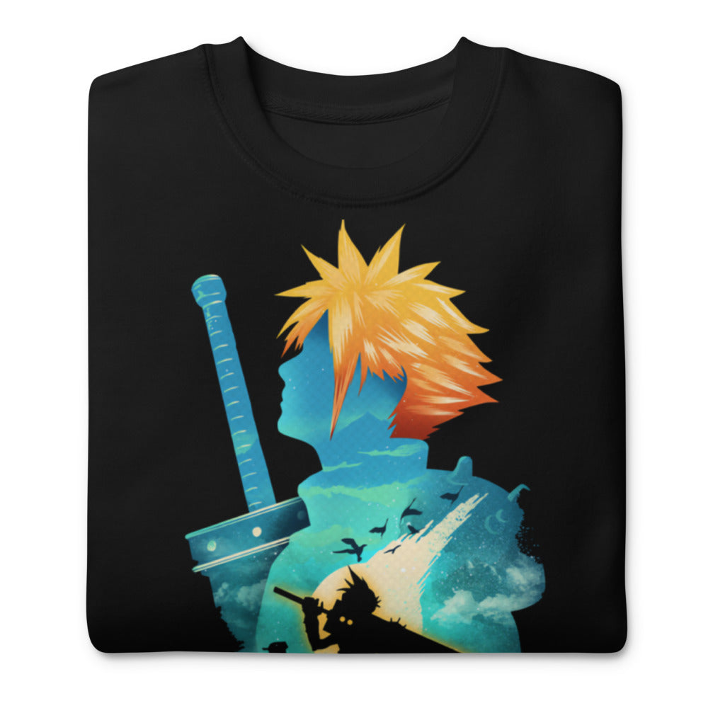 Sueter Final Fantasy VII Cloud Midgar - Doblado