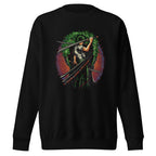 Sueter One Piece Zoro Dragon Slash negro vista frontal