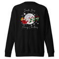 Sueter Super Mario Santa Bros Christmas negro vista frontal