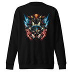 Sueter Sonic And Shadow Racing negro vista frontal