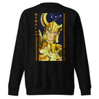 Sueter Saint Seiya Capricorn Shura Banner negro vista frontal