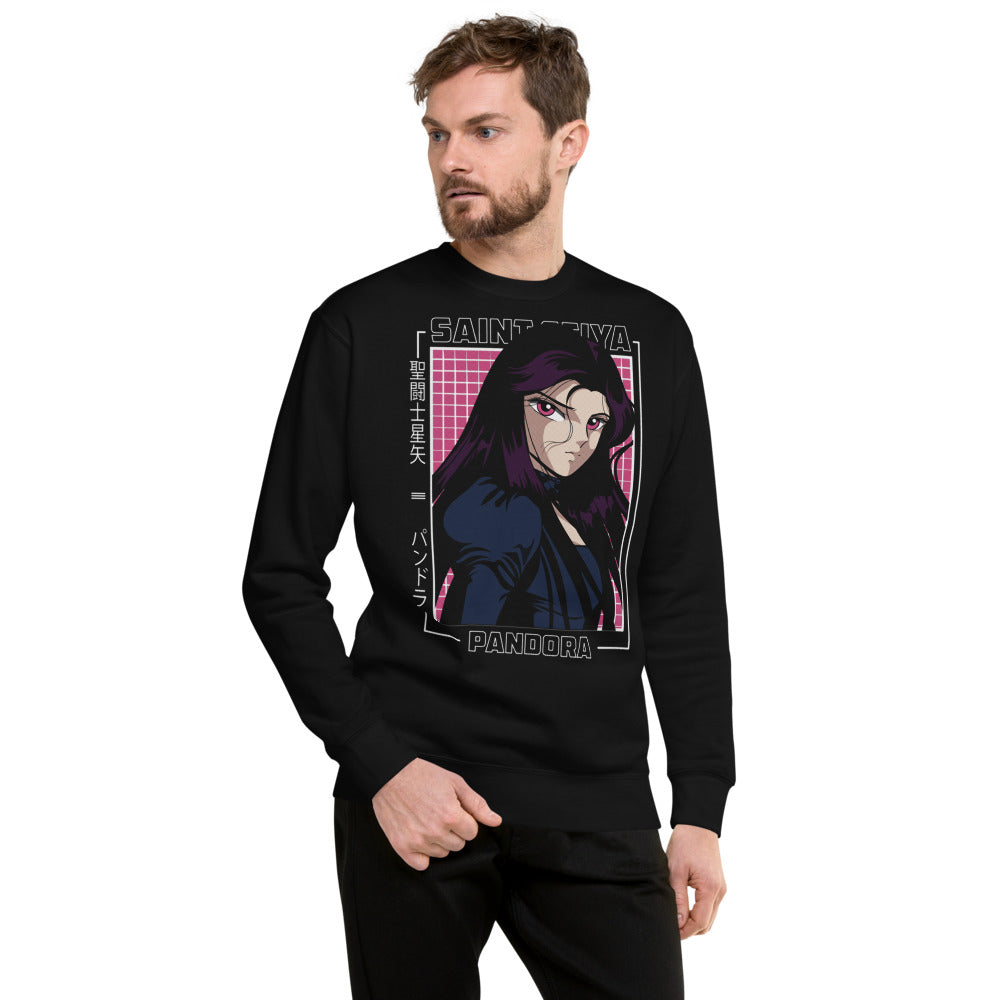 Sueter Saint Seiya Pandora negro modelo