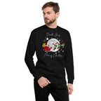 Sueter Super Mario Santa Bros Christmas negro modelo