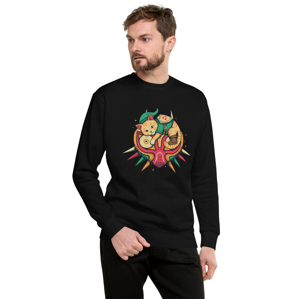 Sueter Zelda Majoras Mask Cat negro modelo