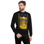 Sueter Saint Seiya Gemini Saga Banner negro modelo