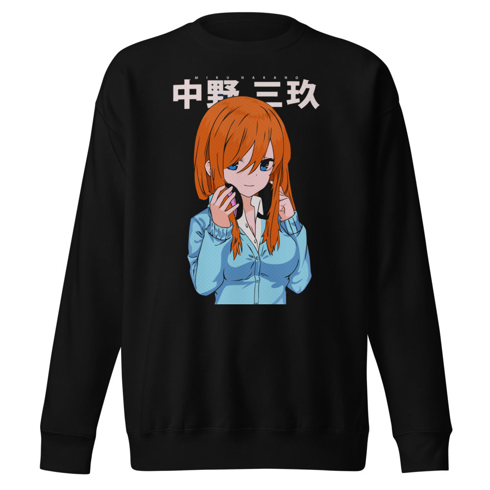 Sueter Quintessential Quintuplets Miku Nakano - Frente