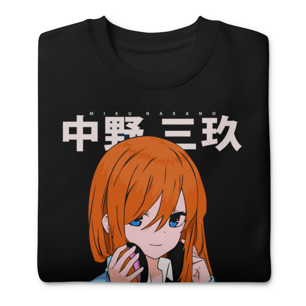 Sueter Quintessential Quintuplets Miku Nakano - Doblado