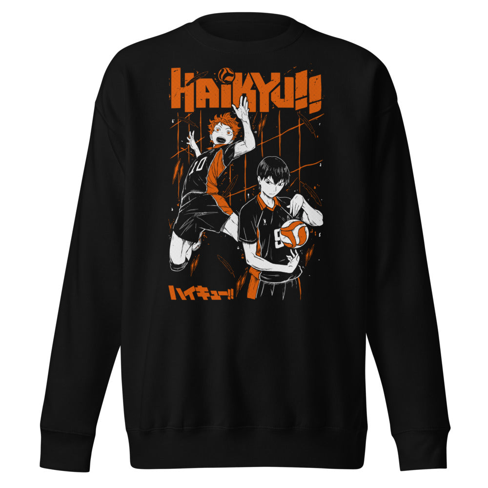 Sueter Haikyuu Logo Red - Frente