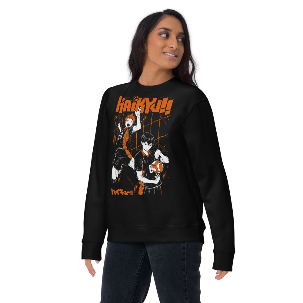 Sueter Haikyuu Logo Red - Lifestyle mujer