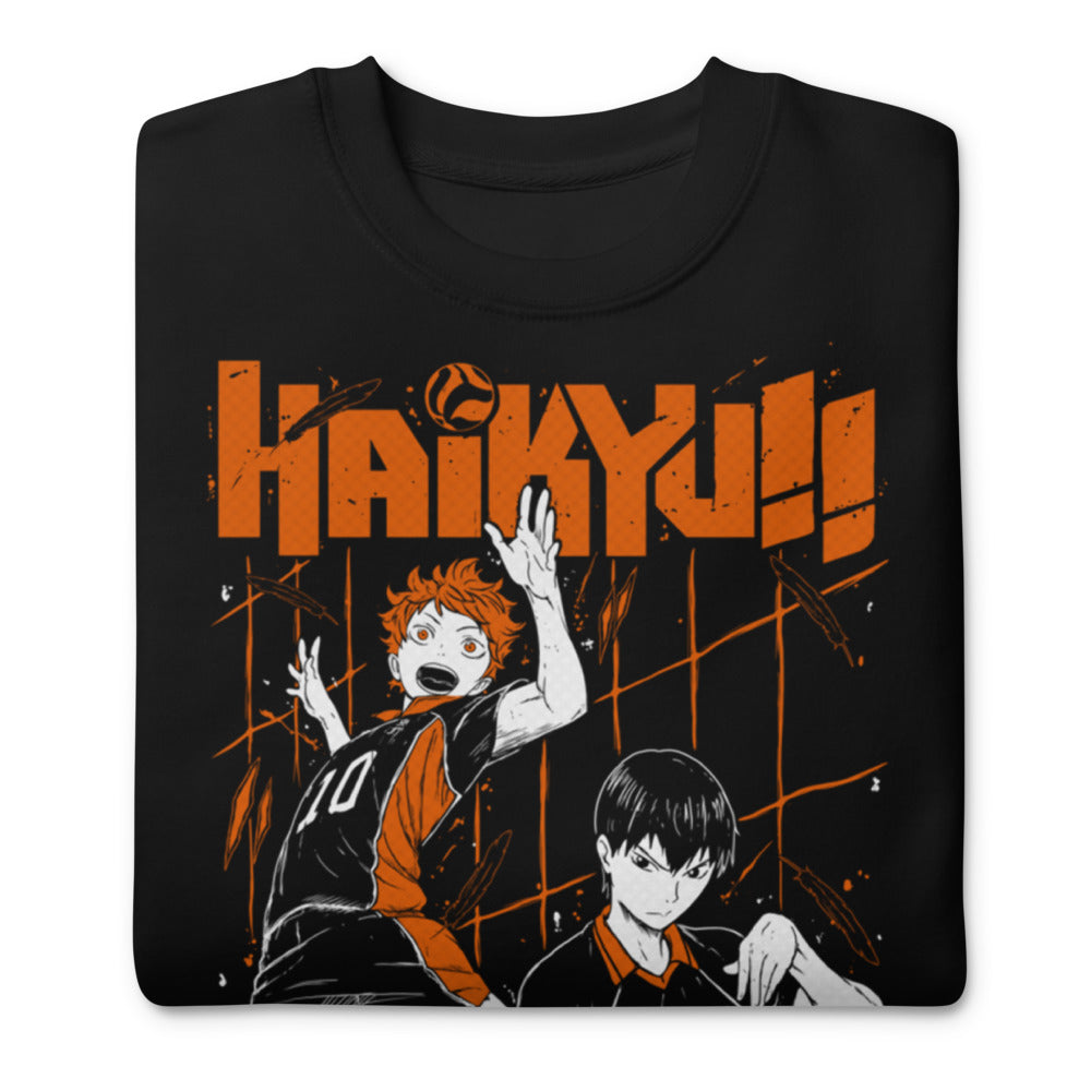 Sueter Haikyuu Logo Red - Doblado