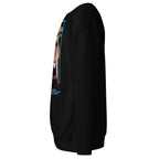 Sueter Solo Leveling Lee Joohee negro vista lateral izquierda