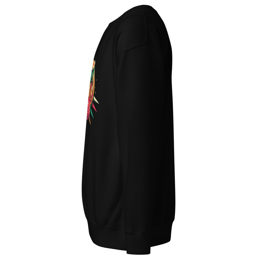 Sueter Zelda Majoras Mask Cat negro vista lateral izquierda