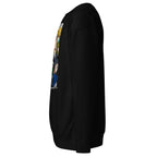 Sueter Wind Breaker Team negro vista lateral izquierda