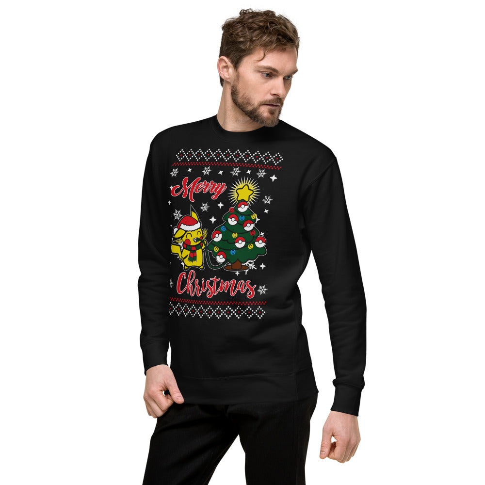 Sueter Pikachu Merry Christmas - Lateral izquierdo