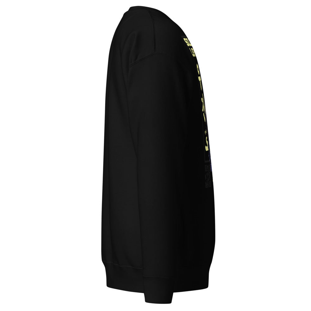 Sueter Solo Leveling Yoo Jinho negro vista lateral derecha