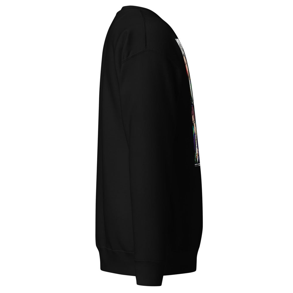 Sueter Wind Breaker Team negro vista lateral derecha