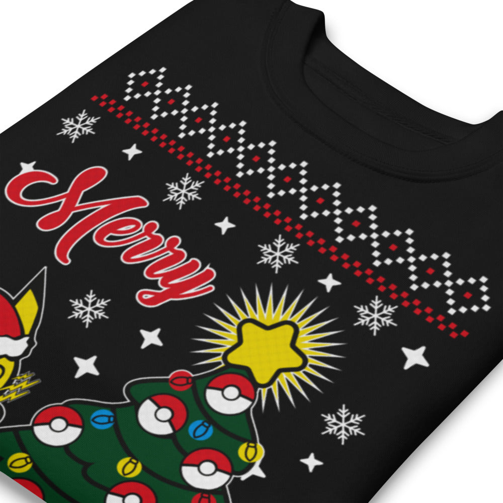 Sueter Pikachu Merry Christmas - Doblado zoom