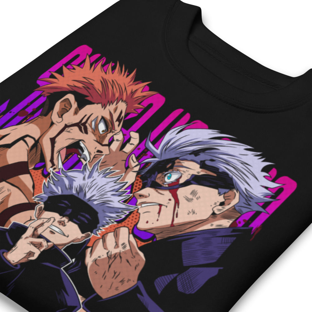 Sueter Jujutsu Kaisen Gojo And Sukuna - Doblado zoom