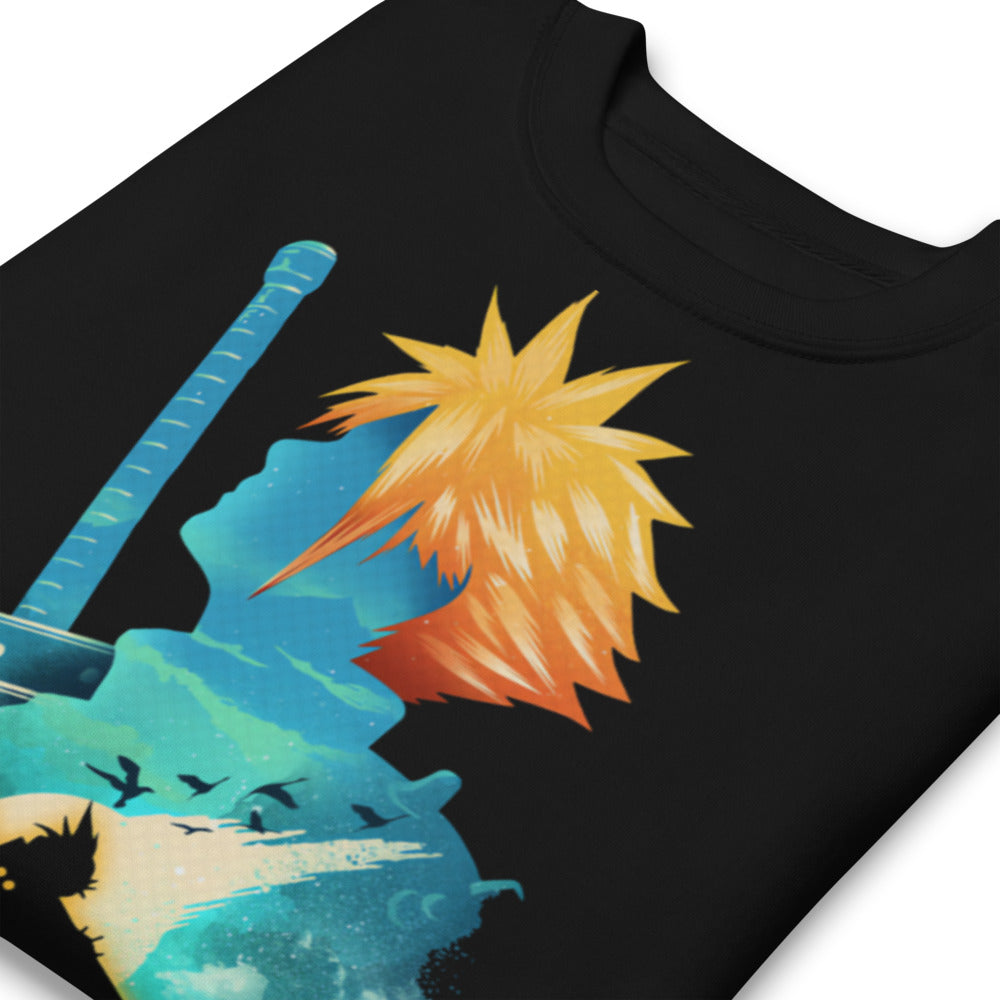 Sueter Final Fantasy VII Cloud Midgar - Doblado zoom