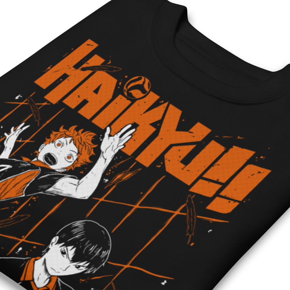 Sueter Haikyuu Logo Red - Doblado zoom