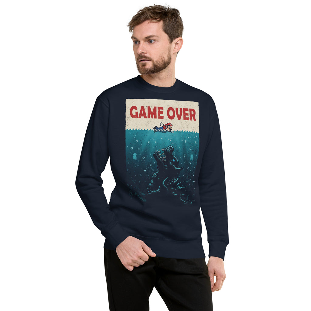 Game Over — modelo usando la prenda