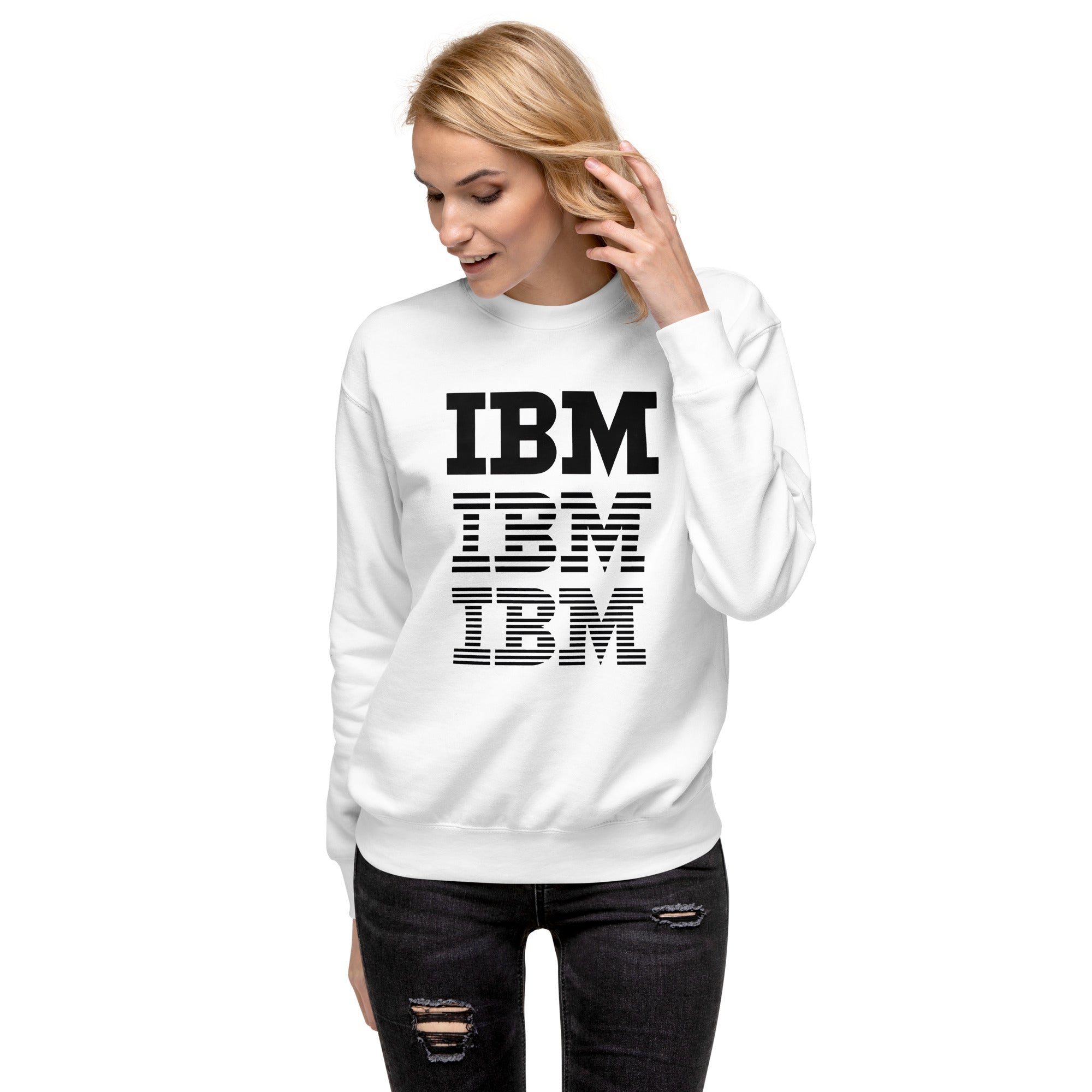 IBM Marc — modelo usando la prenda