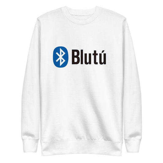 Suéter Blutú, Disponible en la mejor tienda online para comprar tu merch favorita, la mejor Calidad, compra Ahora en Algoritmo! 