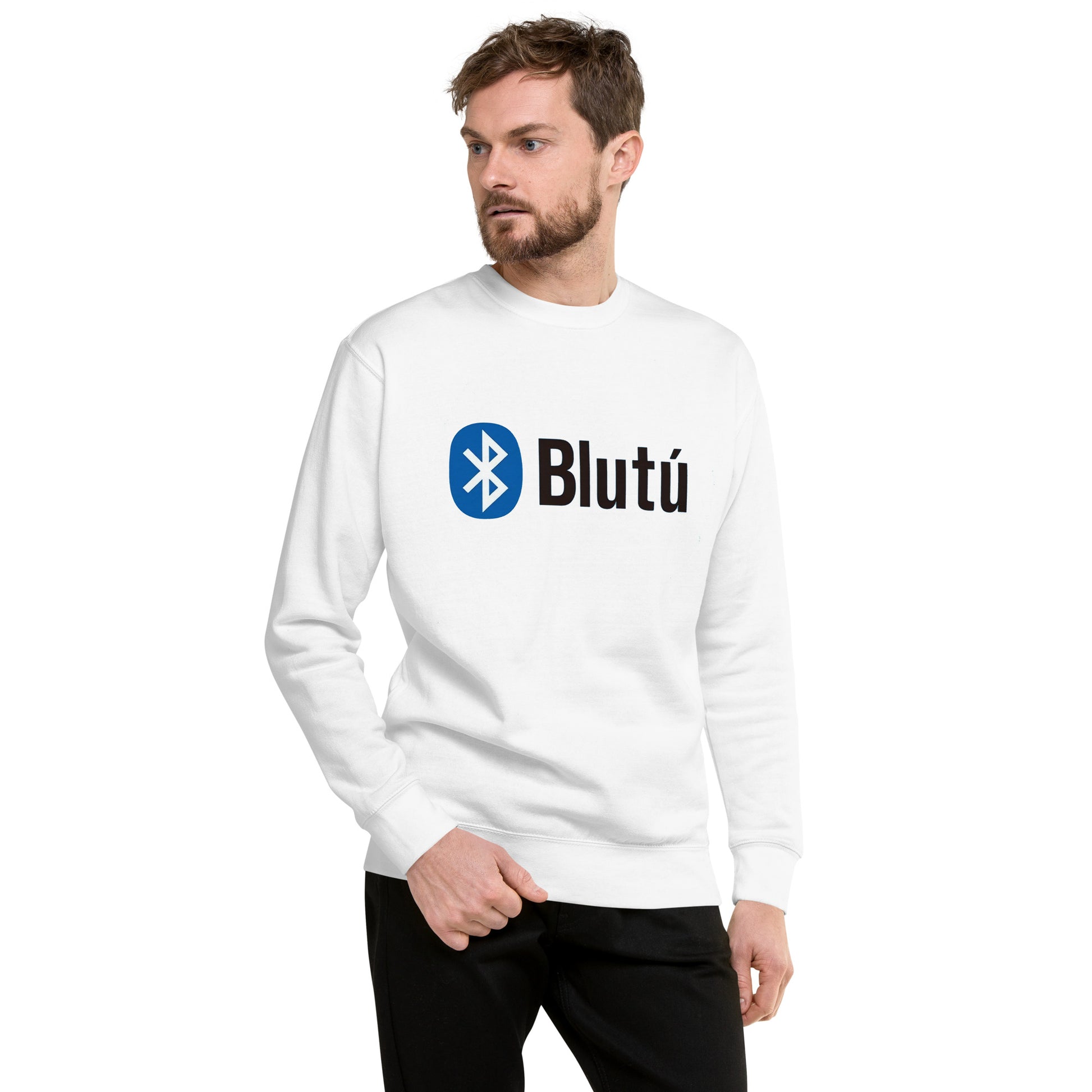 Suéter Blutú, Disponible en la mejor tienda online para comprar tu merch favorita, la mejor Calidad, compra Ahora en Algoritmo! 