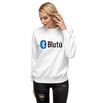 Suéter Blutú, Disponible en la mejor tienda online para comprar tu merch favorita, la mejor Calidad, compra Ahora en Algoritmo! 