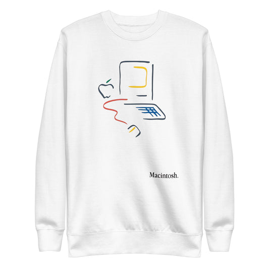 Suéter Macintosh , Disponible en la mejor tienda online para comprar tu merch favorita, la mejor Calidad, compra Ahora en Algoritmo! 