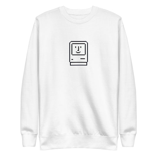 Suéter Happy Mac, Disponible en la mejor tienda online para comprar tu merch favorita, la mejor Calidad, compra Ahora en Algoritmo! 