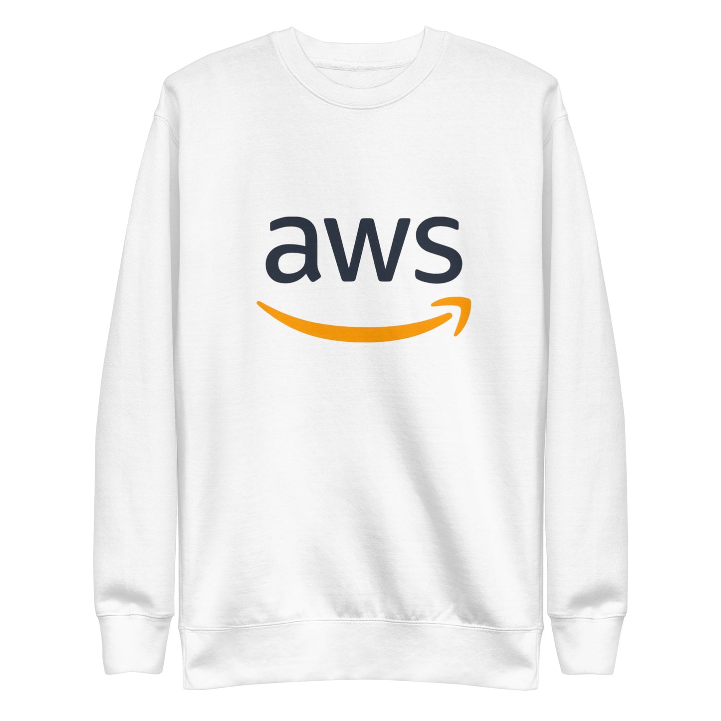 Sueter AWS White, Disponible en la mejor tienda online para comprar tu merch favorita, la mejor Calidad, compra Ahora en Algoritmo! 