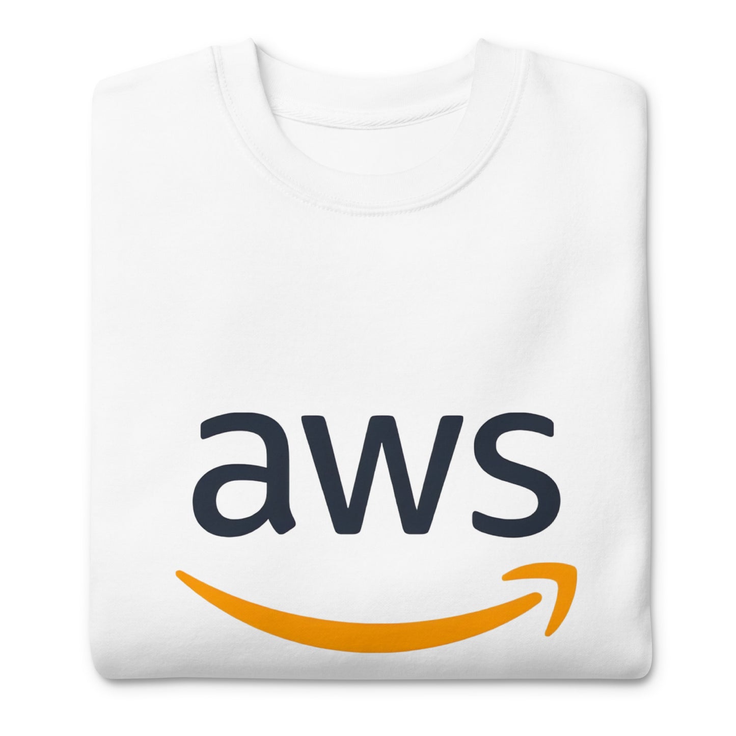 Sueter AWS White, Disponible en la mejor tienda online para comprar tu merch favorita, la mejor Calidad, compra Ahora en Algoritmo! 