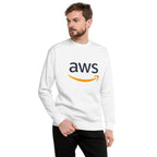 AWS White — detalle del estampado