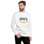 Sueter AWS White, Disponible en la mejor tienda online para comprar tu merch favorita, la mejor Calidad, compra Ahora en Algoritmo! 