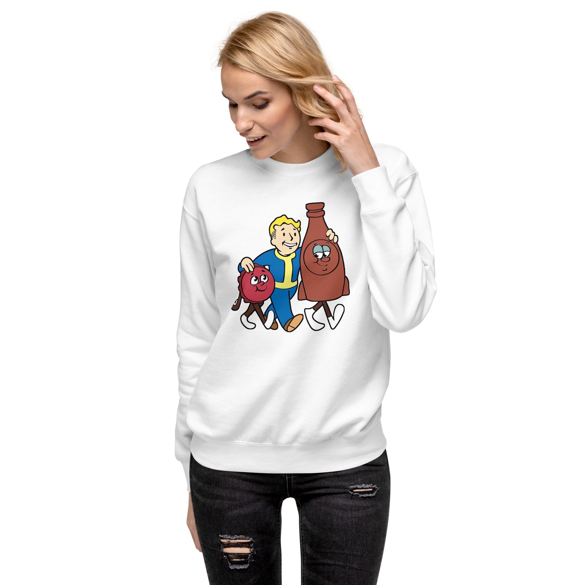Nuka Cola Friends — modelo usando la prenda
