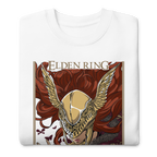 Détail du print — Elden Ring Malenia, coton peigné 142 g/m²