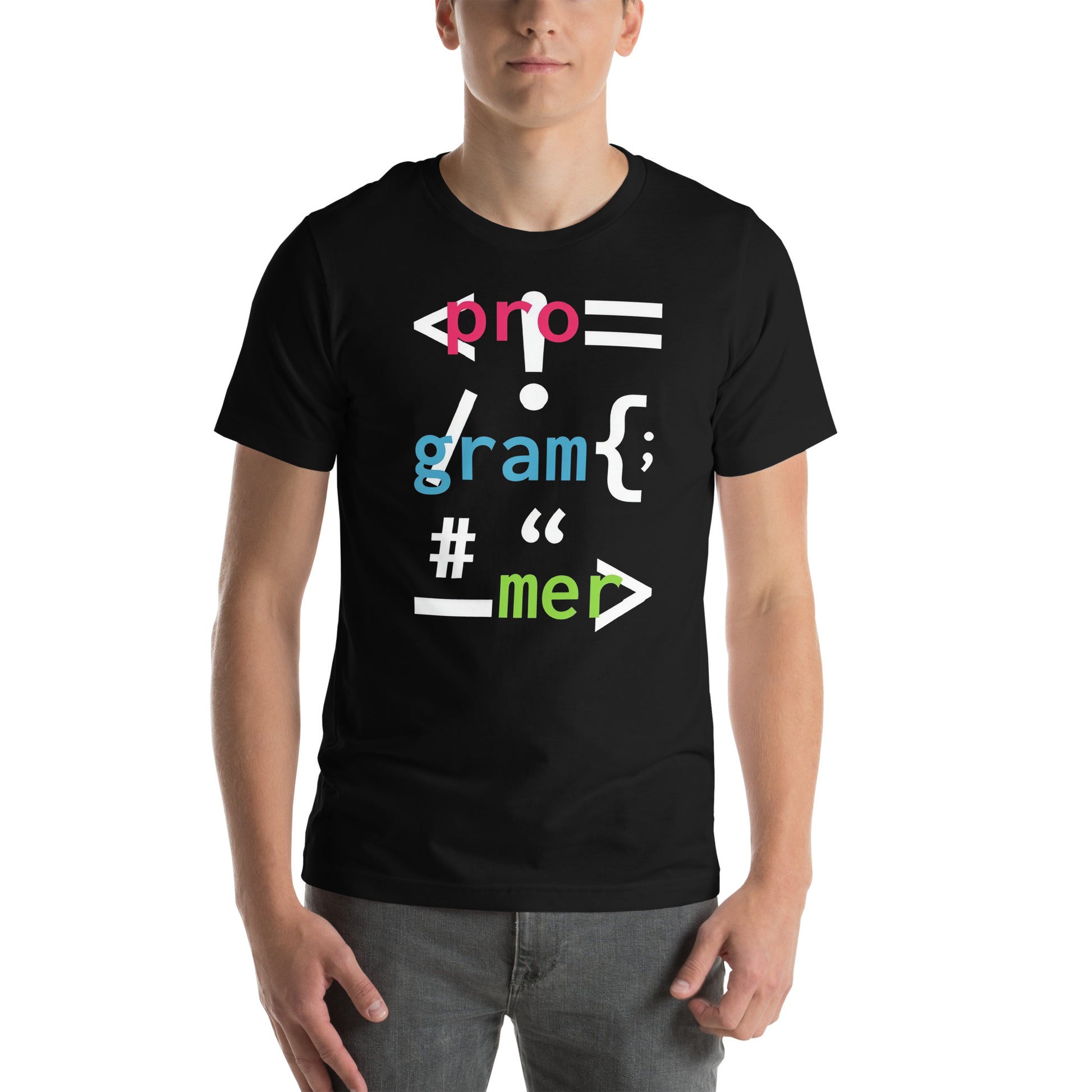 Camiseta <programer> , Disponible en la mejor tienda online para comprar tu merch favorita, la mejor Calidad, compra Ahora en Algoritmo! 