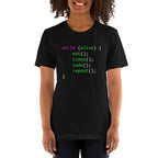 Life in code — modelo usando la prenda
