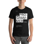 Poster Code — modelo usando la prenda