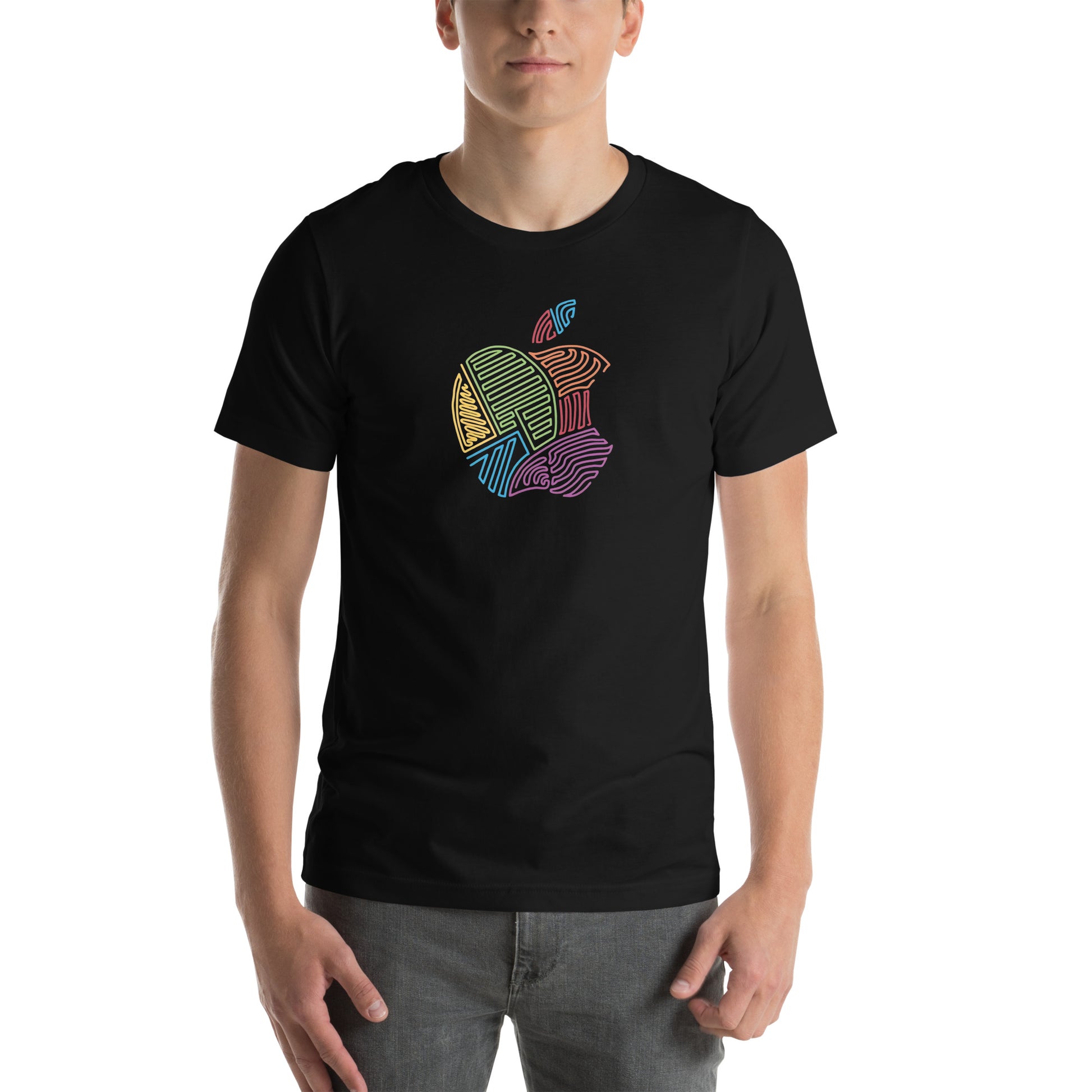  Camiseta Apple Puzzle, Disponible en la mejor tienda online para comprar tu merch favorita, la mejor Calidad, compra Ahora en Algoritmo! 