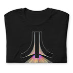 Détail du print — Atari 80s, coton peigné 142 g/m²