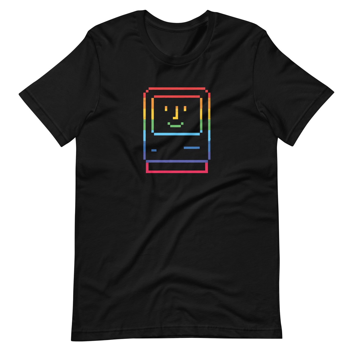 Camiseta Happy Mac Rainbow , Disponible en la mejor tienda online para comprar tu merch favorita, la mejor Calidad, compra Ahora en Algoritmo! 