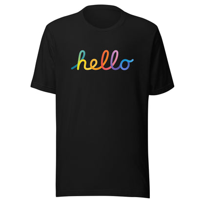 Camiseta Hello, Disponible en la mejor tienda online para comprar tu merch favorita, la mejor Calidad, compra Ahora en Algoritmo! 